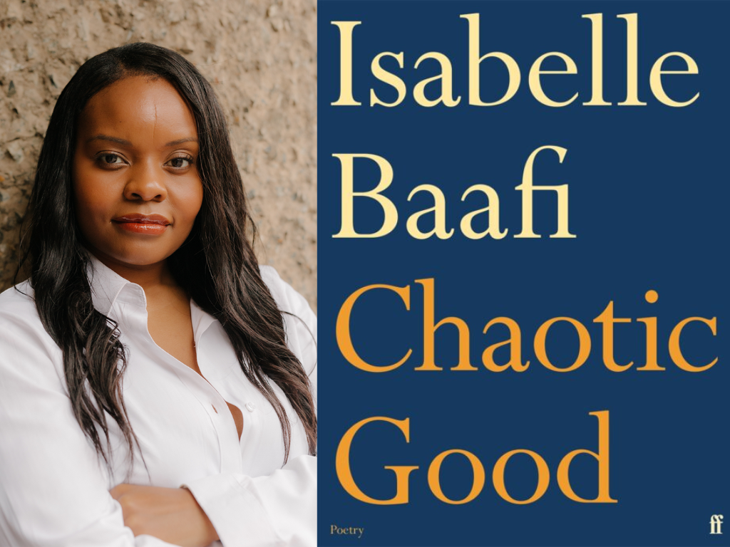 Isabelle Baafi wins the Forward Prize for Best First Collection