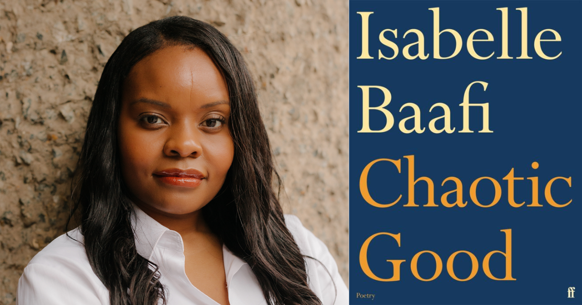 Isabelle Baafi wins the Forward Prize for Best First Collection